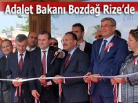 Adalet Bakanı Bekir Bozdağ Rize’de