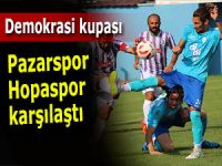 Pazarspor ile Hopaspor arasında demokrasi maçı