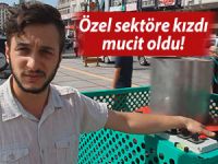 Özel sektöre kızdı, mucit oldu!