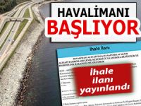 HAVALİMANI İHALE İLANI YAYINLANDI