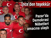 İnce'den Demokrasi Nöbeti teşekkürü