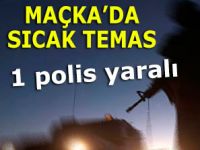 Trabzon Maçka'da çatışma: 1 polis yaralı