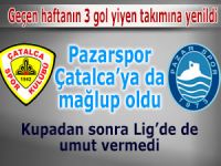 Pazarspor kupadan sonra ligde de umut vermiyor!