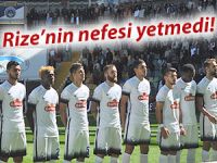 Rize'nin nefesi Kayseri'ye yetmedi