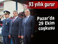 Pazar'da Cumhuriyet Bayramı coşkuyla kutlandı