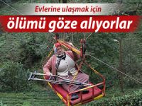 Evlerine ulaşmak için ölümü göze alıyorlar