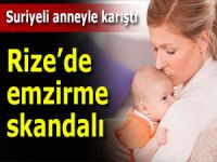 Rize’de hastanede emzirme skandalı