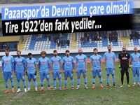 Pazarspor'da Devrim de çare olmadı!