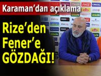 Rizespor'dan Fenerbahçe'ye gözdağı!