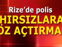 Polis Rize'de hırsızlara göz açtırmadı