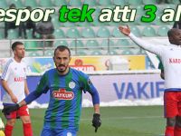 Rizespor tek attı 3 aldı!