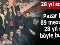 Pazar Lisesi mezunları 28 yıl sonra buluştu