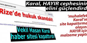 Karal, HAYIR cephesinin elini güçlendirdi!