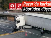 Pazar'da kaza ucuz atlatıldı