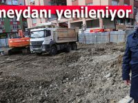 Rize meydanı yenileniyor