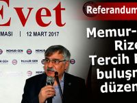 "Memur-Sen’e Davet, Tercih Evet” buluşması Rize'de gerçekleştirildi