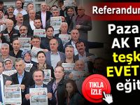 Pazar AK Parti'de teşkilat mensuplarına referandum eğitimi