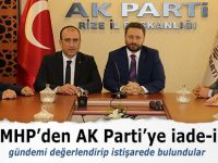 Rize’de MHP’den AK Parti’ye iade-i ziyaret