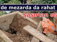 Rize'de insana mezarda da rahat yok!