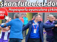 Hopasporlu oyunculara Arsin'de çirkin saldırı