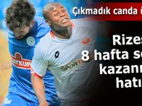 Rizespor 8 hafta sonra kazandı