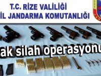 Jandarmadan kaçak silah operasyonu