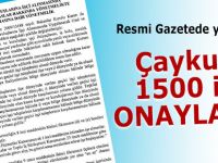 Çaykur'un 1500 işçi alımı onaylandı