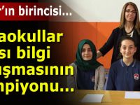 Pazar'da ortaokulların birincisi A. Tahtakılıç