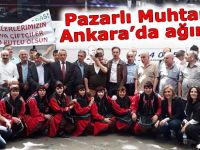 Pazarlı muhtarlara Ankara'da dernek ağırlaması