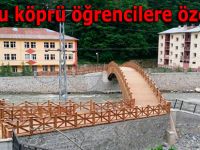 Öğrencilerin köprüsü hizmete girdi