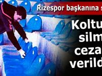 Rizespor başkanına küfür etti, koltuk silme cezası aldı!