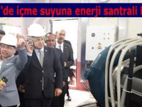 Rize'de içme suyuna enerji santrali kuruldu!