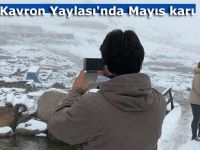 Kavron Yaylası'nda Mayıs karı