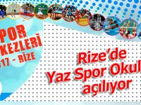 Rize'de yaz spor okulları açılıyor