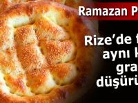 Rize'de Ramazan pidesinin gramajı düştü, fiyatı sabit kaldı