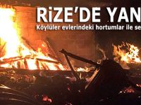 Köylüler evlerindeki hortumlar ile seferber oldu!