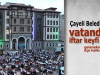 Çayeli Belediyesinden ilçe halkına geleneksel iftar