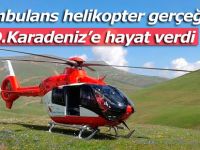 Ambulans helikopter 9 yılda 883 vaka için bin 560 saat havada kaldı