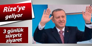 Cumhurbaşkanı Erdoğan 3 günlük tatilini Rize’de geçirecek