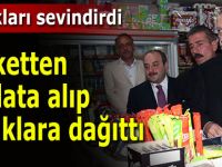 Cumhurbaşkanı Erdoğan markete girdi, alışveriş yaptı