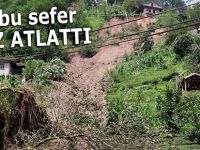 Rize’de şiddetli yağış hasara yol açtı