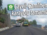 Çayeli-Çamlıhemşin karayolu tamamlanıyor