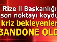 AK Parti Rize Merkez İlçe'de krize neşter!