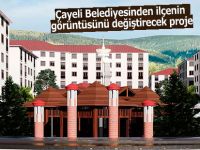 Çayeli Belediyesinden ilçenin görüntüsünü değiştirecek proje