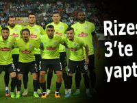 RİZESPOR 3'TE 3 YAPTI