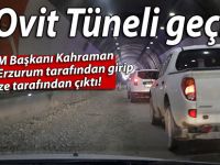 Tünelin Erzurum tarafından girip Rize tarafından çıktı!