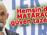 AK Parti Hemşin’de Mataracı güven tazeledi