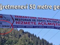 Bu öğretmenevi 50 metre geride!