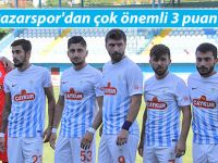 Pazarspor'dan önemli 3 puan