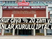 Kuru çaya yapılan yüzde 20'lik zam GERİ ÇEKİLDİ!